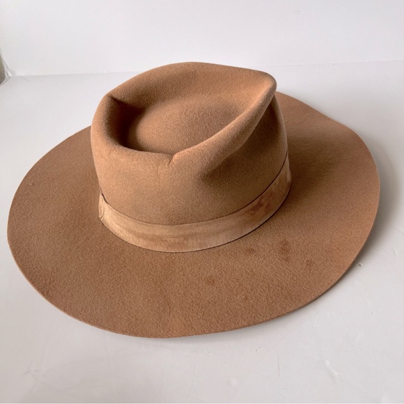 Lack of Color Australian Wool Wide Brim Fedora Rancher Hat - Picture 9 of 10